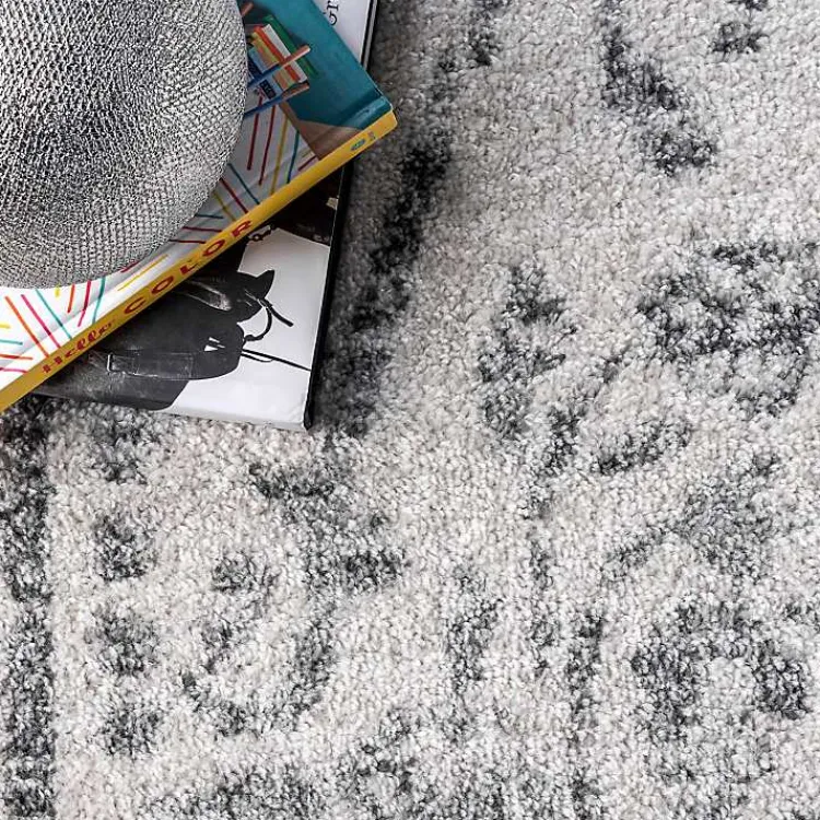 Kirklands Home Gray Vintage Distressed Area Rug, 10x14 Outlet