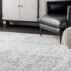 Kirklands Home Gray Vintage Distressed Area Rug, 10x14 Outlet
