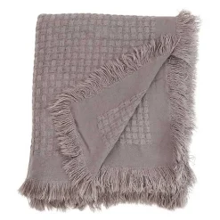 Blankets & Throws>Kirklands Home Waffle Weave Throw Blanket Gray