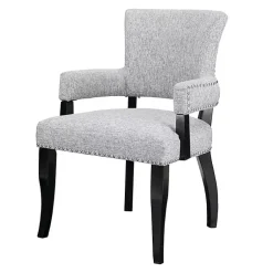 Kirklands Home Warms Nailhead Trim Dining Chair Gray Best