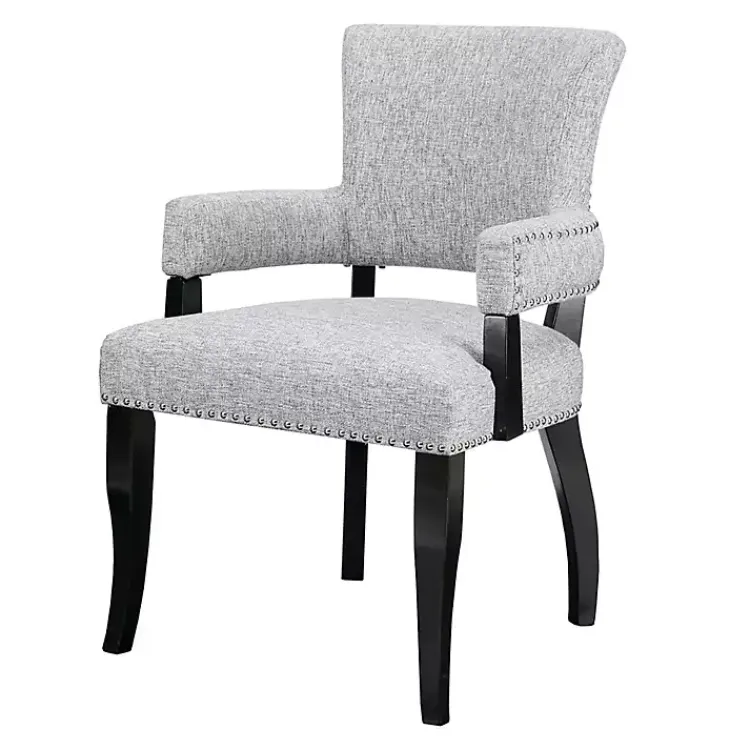 Kirklands Home Warms Nailhead Trim Dining Chair Gray Best
