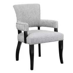 Kirklands Home Warms Nailhead Trim Dining Chair Gray Best