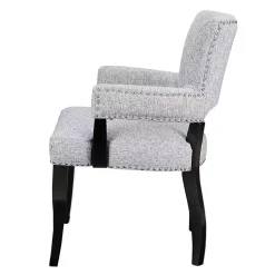 Kirklands Home Warms Nailhead Trim Dining Chair Gray Best