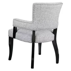 Kirklands Home Warms Nailhead Trim Dining Chair Gray Best