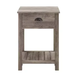 Kirklands Home Wash Country Accent Table Gray Hot