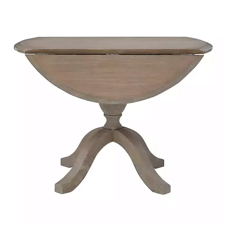 Kirklands Home Gray Wash Drop Leaf Dining Table Discount