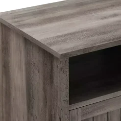 Kirklands Home Wash Grooved Door Side Table Gray Online