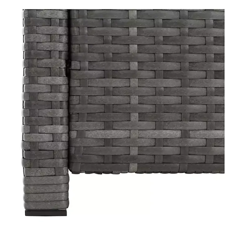 Kirklands Home Wicker 4-pc. Deluxe Outdoor Living Set Gray
