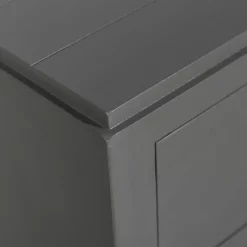 Kirklands Home Wood 3-Drawer Layla Nightstand Gray Best