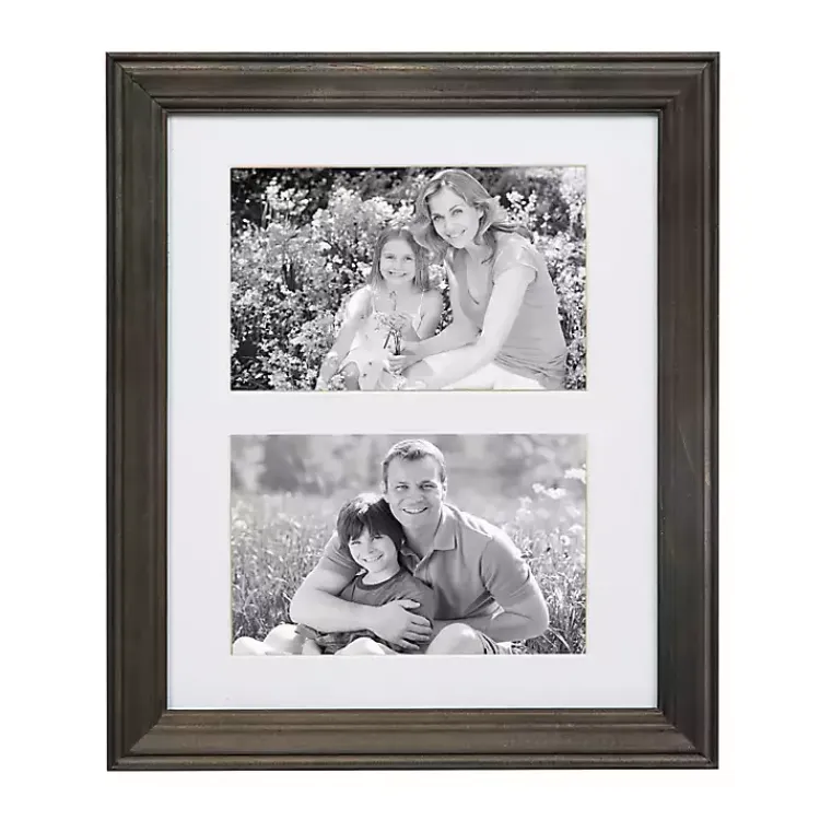 Kirklands Home Wood 10-pc. Gallery Wall Picture Frame Set Gray Clearance