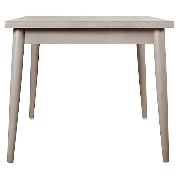 Kirklands Home Wood Porter Modern Dining Table Gray Sale