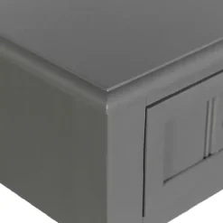 Kirklands Home Wood Square Hampton Accent Table Gray Best