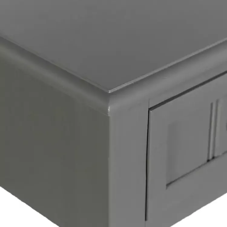 Kirklands Home Wood Square Hampton Accent Table Gray Best
