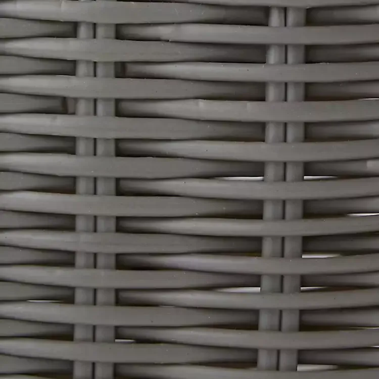 Baskets & Boxes>Kirklands Home Woven Bone Shaped Basket, 24 in. Gray