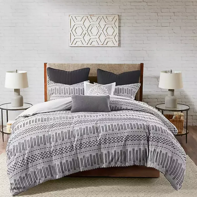 Kirklands Home Woven Jacquard California King Comforter Set Gray Online