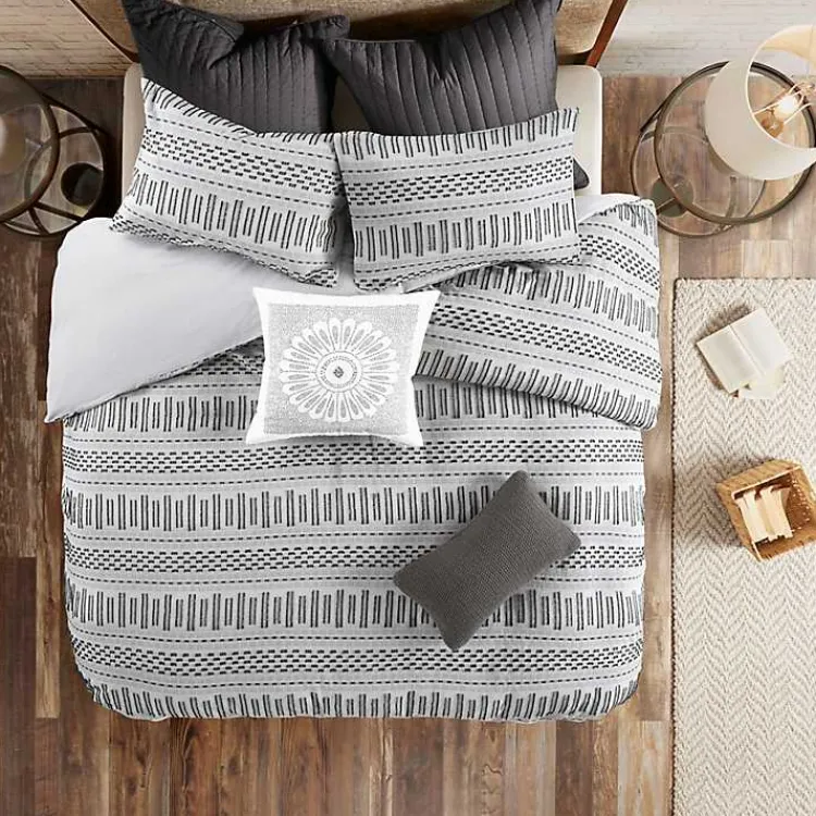 Kirklands Home Woven Jacquard California King Comforter Set Gray Online