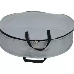 Seasonal Storage>Kirklands Home Wreath Storage Bag, 36 in. Gray