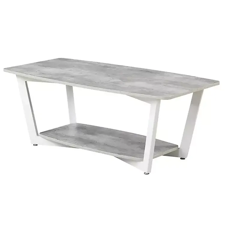 Kirklands Home Graystone Joanne Coffee Table White New