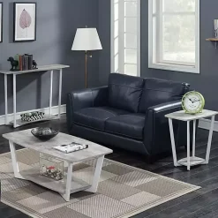 Kirklands Home Graystone Joanne Coffee Table White New