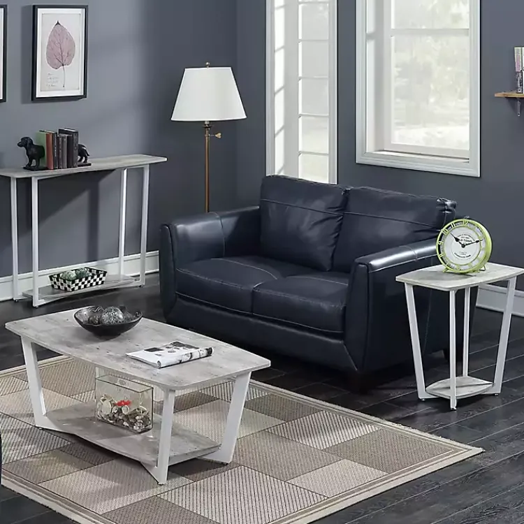 Kirklands Home Graystone Joanne Coffee Table White New