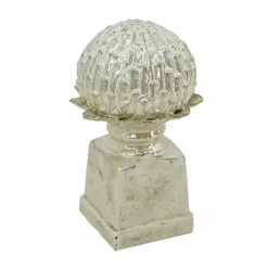 Statues & Figurines>Kirklands Home wash Artichoke Stoneware Statue Gray