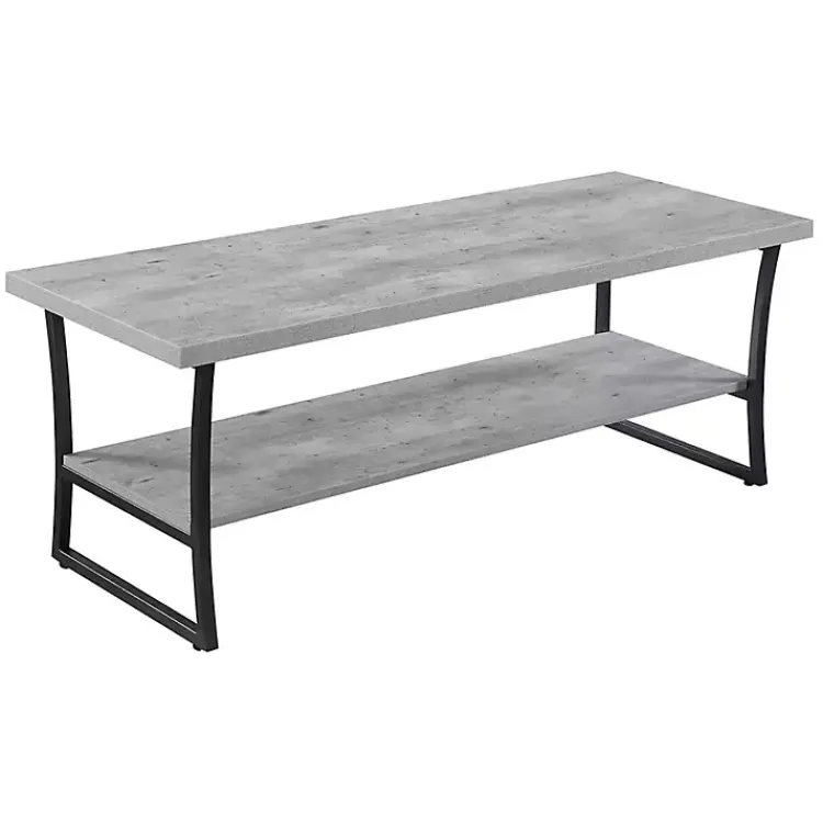 Kirklands Home Graywash Joanne Coffee Table Black Best