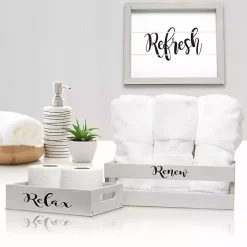 Kirklands Home wash 3-pc. Bathroom Accessories Set Gray Outlet