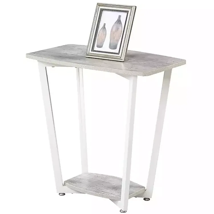 Kirklands Home Graywash Joanne Accent Table White Clearance