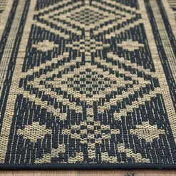 Kirklands Home Greek Key Sun Shower Outdoor Area Rug, 7x9 Hot