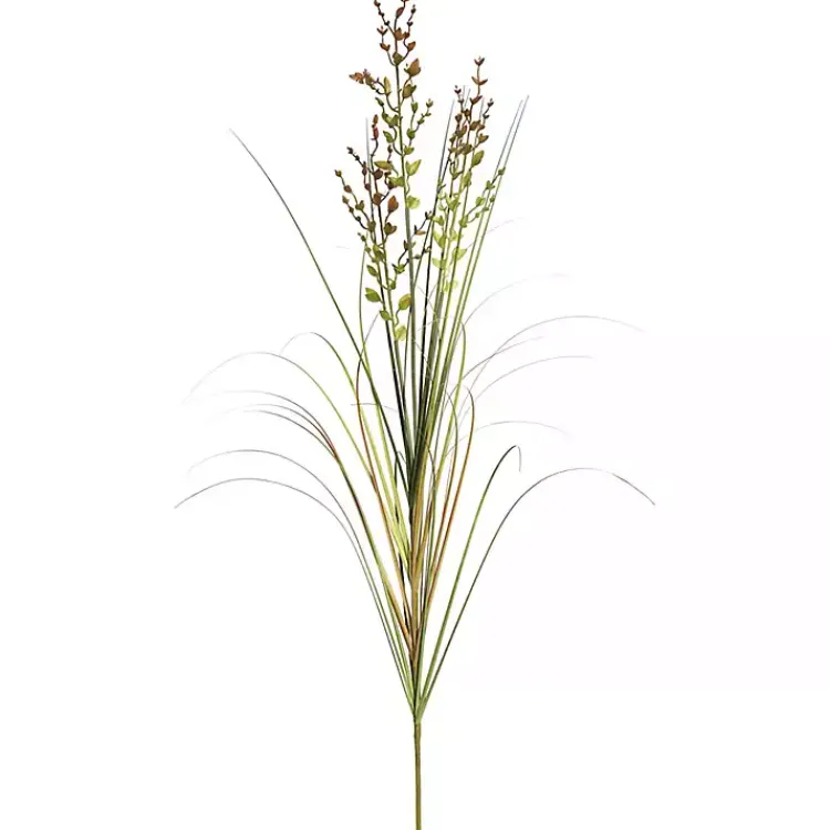 Trees & Topiaries>Kirklands Home Green and Brown Potted Grass, 36 in.
