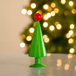 Christmas Decorations>Kirklands Home Green and Red Glass Christmas Tree