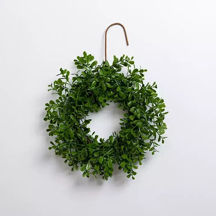 Wreaths>Kirklands Home Boxwood Mini Wreath Green