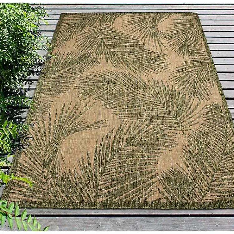 Kirklands Home Cabo Palm Indoor Outdoor Area Rug, 8x10 Green Online