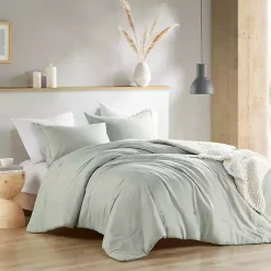 Kirklands Home Chambray 3-pc. Full/Queen Comforter Set Green Clearance