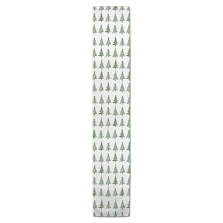 Kirklands Home Green Christmas Tree Table Runner Sale