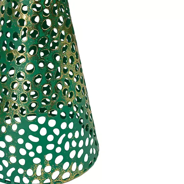 Christmas Decorations>Kirklands Home Cut-Out Cone Tabletop Trees, Set of 3 Green