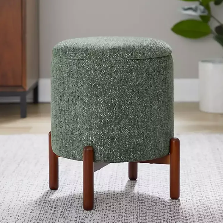 Kirklands Home Daniella Storage Ottoman Green Sale