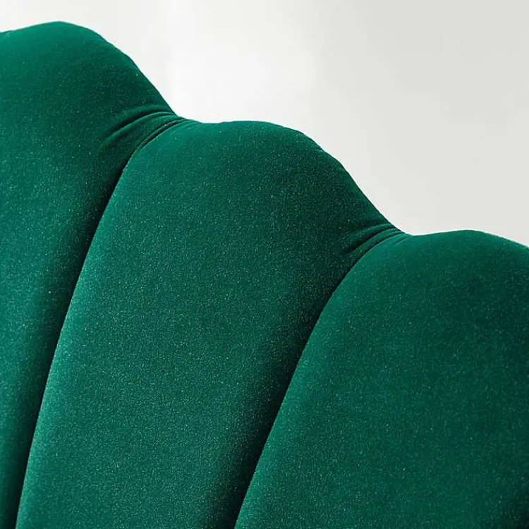 Kirklands Home Donata Velvet Tufted Loveseat Green Best