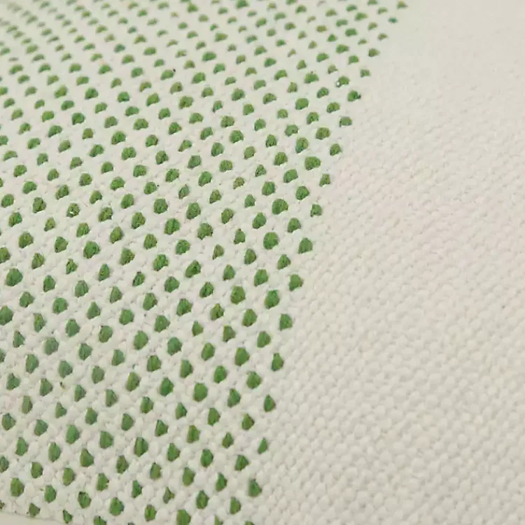 Pillows>Kirklands Home Green Dotted Colorblock Throw Pillow