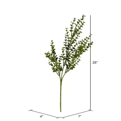 Stems & Bouquets>Kirklands Home Eucalyptus Bushes, Set of 4 Green