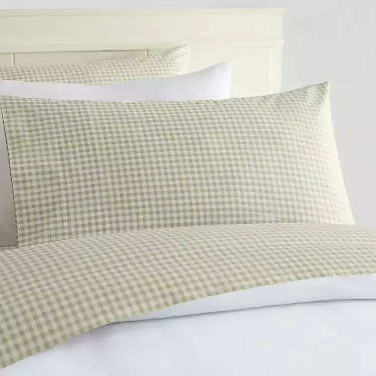 Kirklands Home Gingham 3-pc. Twin Sheet Set Green Online