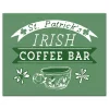 St Patricks Day Decorations>Kirklands Home Green Irish Coffee Bar Canvas Art Print