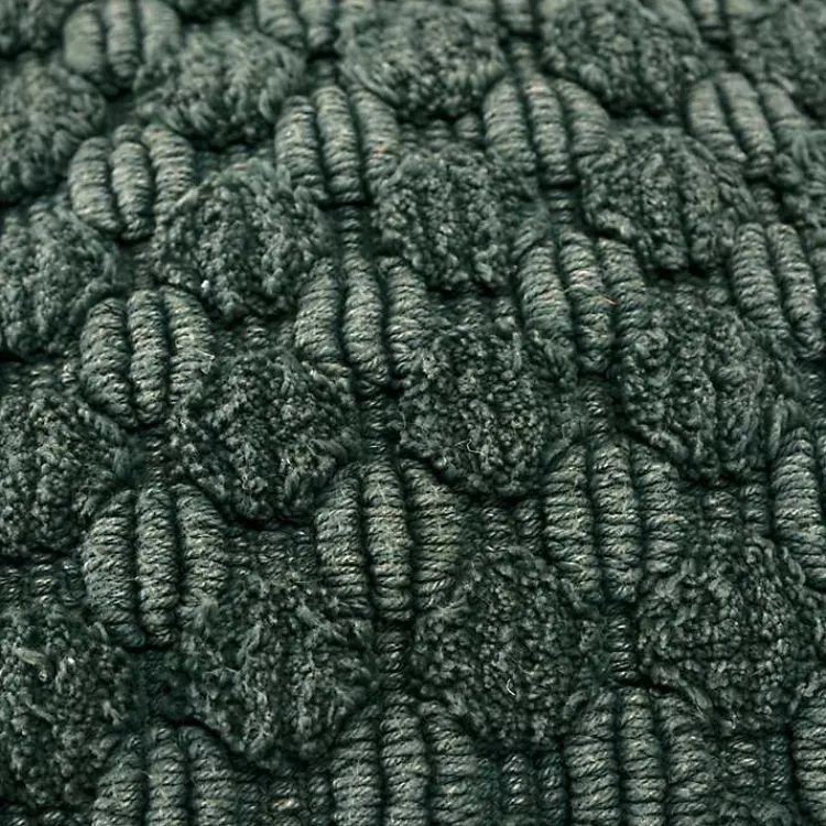 Pillows>Kirklands Home Looped Cotton Throw Pillow Green