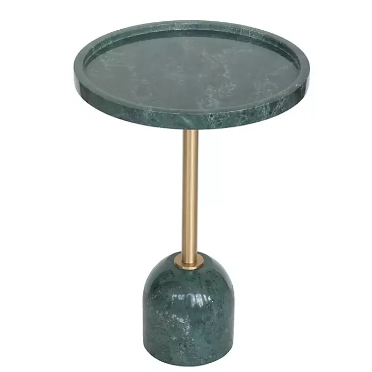 Kirklands Home Marble & Gold Cocktail Table Green Best