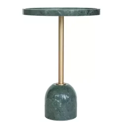 Kirklands Home Marble & Gold Cocktail Table Green Best
