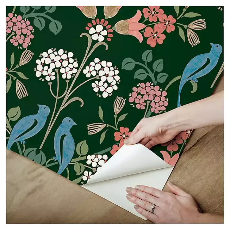 Kirklands Home Green Meadow Peel & Stick Wallpaper Discount