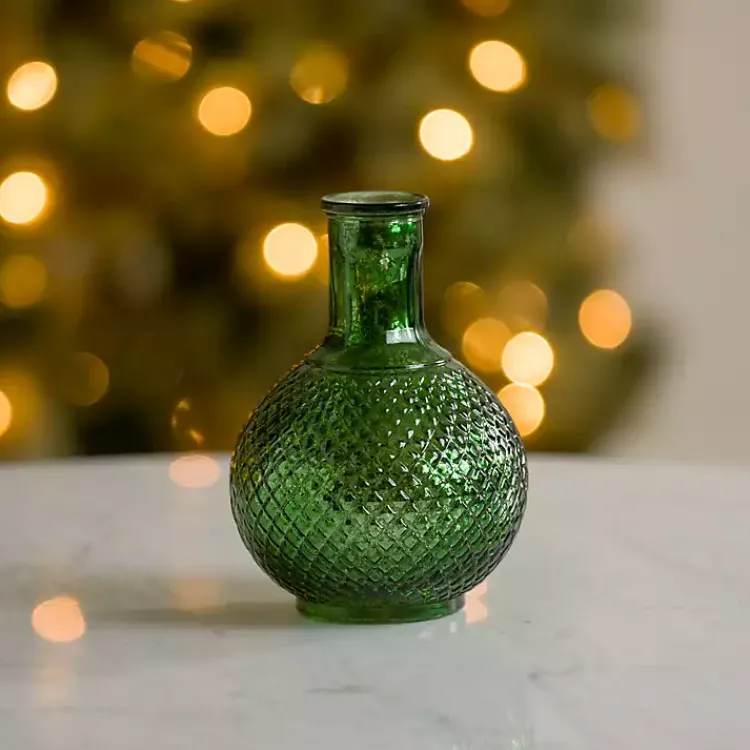 Vases>Kirklands Home Mercury Glass Vase Green