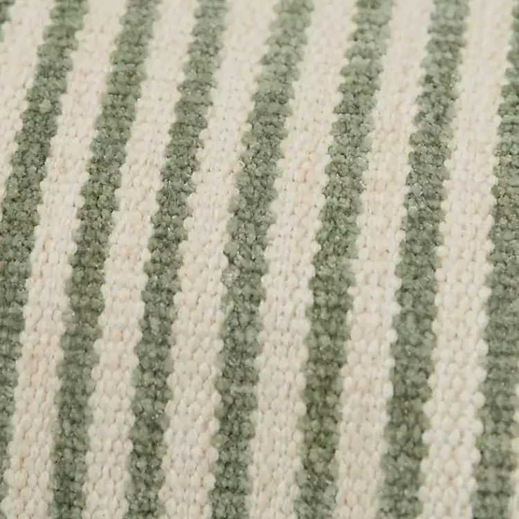 Pillows>Kirklands Home Offset Colorblock Stripe Throw Pillow Green