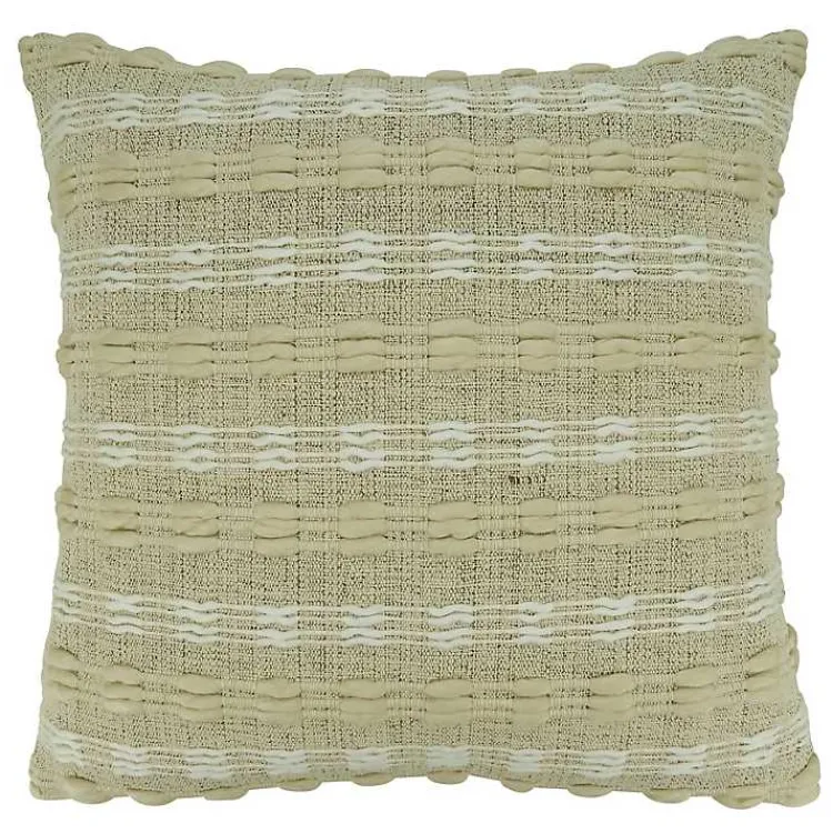 Pillows>Kirklands Home on Woven Throw Pillow Green