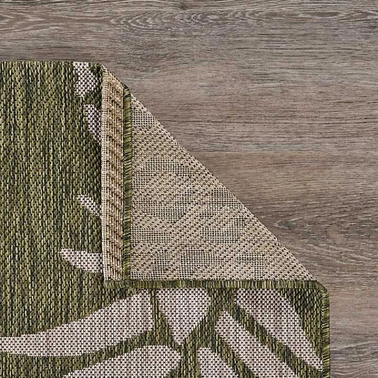 Kirklands Home Pineapple Indoor/Outdoor Area Rug, 5x7 Green Online